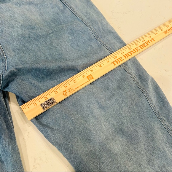 Free people denim jumpsuit with open back - Picture 2 of 8